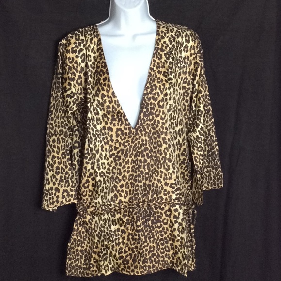 Have Faith Swimgerie Other - LAST ONES, HAVE FAITH SWIMGERIE SILK LEOPARD TUNIC